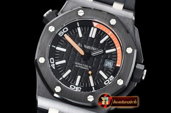 Audemars Piguet Royal Oak Diver 15707 CER/RU Black JF Ult 1:1 MY9015 Mod