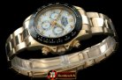 Replica Rolex Daytona 116528 YG/YG White Diam A-7750 Sec@6