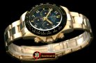 Replica Rolex Daytona 116528 YG/YG Blue Num A-7750 Sec@6