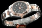 R2DJ0188J - SS/RG Oyster Fluted Grey Sticks Asian Eta 2836-2