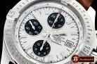 Breitling Colt 44mm Chronograph Automatic SS/LE White/Stk A7750