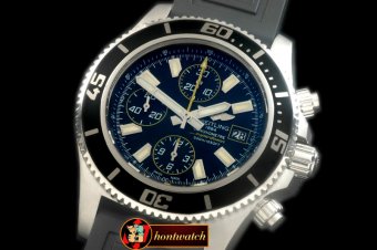 Best Replica Breitling Superocean Abyss 44 SS/RU Blk/Ylw A-7750