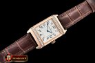 Jaeger Le Coultre JL Reverso Mens Diams RG/LE White/Num MY8215 Mod