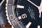 Omega Planet Ocean Deep Black RG/CER/RU Black BP A2836 Mod