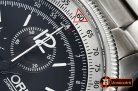 Oris Swiss Hunter Team SS/SS Black Jap Qtz Chrono