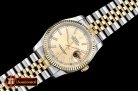Rolex Datejust Man DJ 36mm Jub Flt YG/SS Gold Sticks BP A3135 Mo