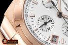 VACH. CONSTANTINE Overseas Chronograph RG/RG White Asia 7750 Mod 5200