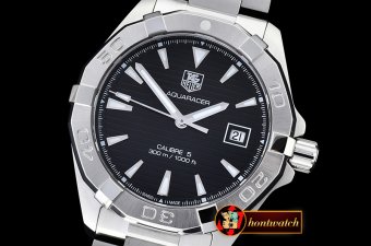 Tag Heuer AquaRacer Calibre 5 SS/SS Black Asia 2824