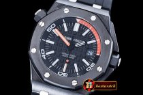 Audemars Piguet Royal Oak Diver Ceramic CER/RU Blk/Org Noob A282
