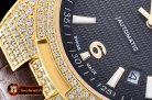VACH. CONSTANTINE Overseas Ref.47074 YG/LE Black MY8215 Mod Cal5