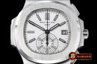 PP0200B - 5980 Nautilis Chrono SS/SS White BP A-7750