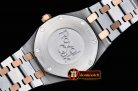 Audemars Piguet Royal Oak Ladies 33mm Diams RG/SS Wht JF Swiss Q