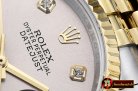 Rolex Datejust DJ 36mm Jub Flt YG/SS Light Grey Diam BP A3135 Mo