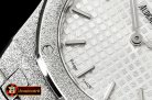 AP0530C - AP Royal Oak 33mm Frosted SS/SS White JHF V2 Swiss Qtz