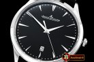 Jaeger Le Coultre Master Ultra Thin Date SS/LE Black ZF 1:1 MY9015 Mod