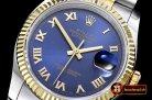 Rolex Datejust DJ 36mm Jub Flt YG/SS Blue Rmn BP A3135 Mod