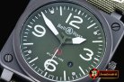 Replica Bell & Ross BR03-92 Military Ed. PVD/NY Green Miyota 901