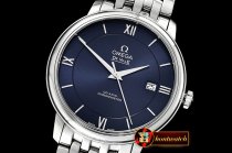 Omega De Ville Prestige Mens SS/SS Blue/Roman TWF Asia 2824