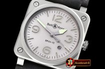 Bell & Ross BR03-92 Horolum Sandblasted SS/LE Grey V2 Miyota 901