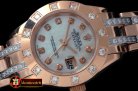 Replica Rolex 12-Diam Bez RG MOP Wht/Diam S-2671