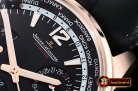 Jaeger Le Coultre Polaris Geographic WT LE RG/LE Black Miyota 9015 Mod