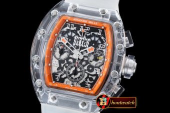 RM082I - RM011 Felipe Messa Big Date Sapphire Limited Orange A-7
