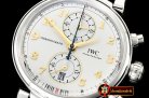 IWC Da Vinci Chrono Laureus Ed SS/LE White YLF Asia 7750