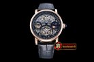 Cartier MoonPhase RG/LE Skeletonal Black - Asia HW Tourbillon