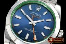 Rolex Milgauss Z Blue 116400GV SS/SS Blue ARF Asia 2836