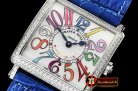 Franck Muller Master Sq 6002 Midsize SS/LE Blue Crazy GF - Swiss Qtz